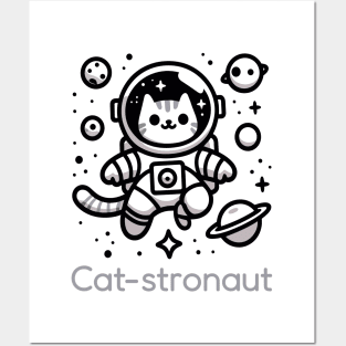 Purrfect Catstronaut Posters and Art